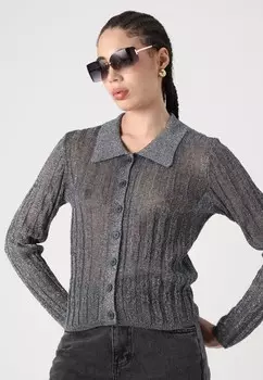 Кардиган VMMILES CARDIGAN Vero Moda, темно-серый