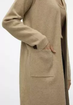Кардиган VMSABA LS POCKET COATIGAN Vero Moda, бежевый