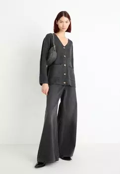 Кардиган VMZORA V NECK CARDIGAN Vero Moda, темно-серый