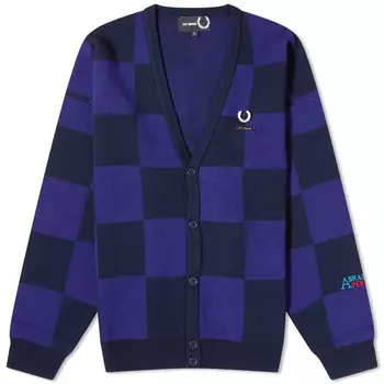 Кардиган в клетку Fred Perry x Raf Simons