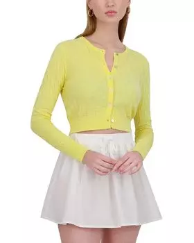 Кардиган в клетку Point, желтый