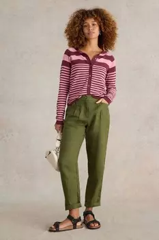 Кардиган в полоску Лулу White Stuff, розовый