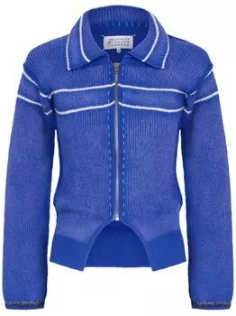 Кардиган в полоску Maison Margiela, синий