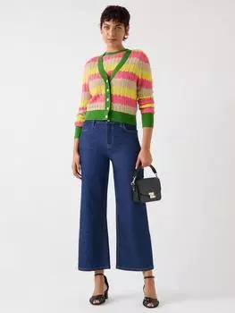 Кардиган в полоску от cinzia L.K.Bennett, зеленый/разноцветный