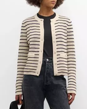 Кардиган в полоску Viola Rag & Bone, цвет Trtldvmlti