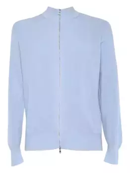 Кардиган в рубчик Ballantyne, синий