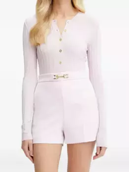 Кардиган в рубчик Elisabetta Franchi, нейтральный
