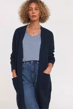 Кардиган в рубчик Fisherman Jd Williams, синий