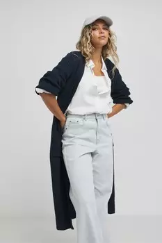 Кардиган в рубчик Fisherman Simply Be, синий