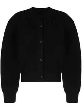 Кардиган в рубчик JNBY, черный