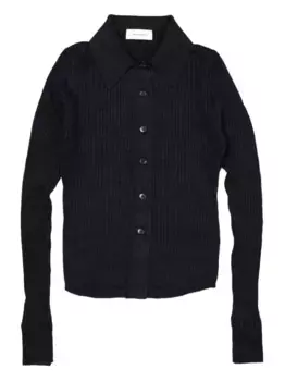 Кардиган в рубчик mfpen, черный