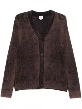 Кардиган в рубчик Paul Smith, коричневый