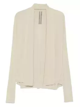 Кардиган в рубчик Rick Owens, нейтральный
