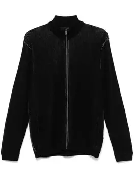 Кардиган в рубчик Transit, черный