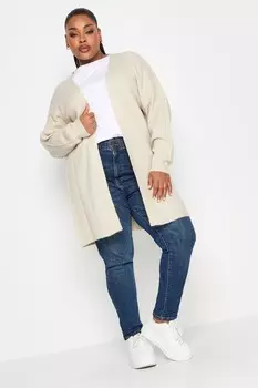 Кардиган в рубчик Yours, бежевый