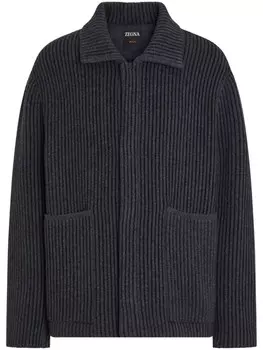 Кардиган в рубчик Zegna