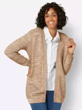 Кардиган в стиле casual Casual Looks, цвет Camel-Wei-Meliert