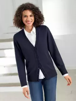 Кардиган в стиле casual Casual Looks, цвет морской волны