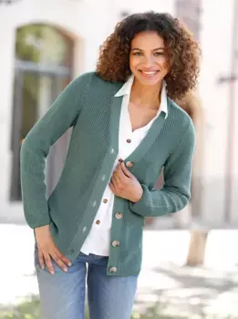 Кардиган в стиле casual Casual Looks, цвет Jade