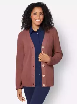 Кардиган в стиле casual Casual Looks, цвет Rosenholz