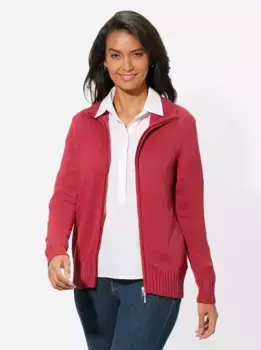Кардиган в стиле casual Casual Looks, красный