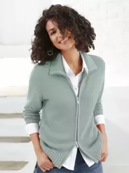 Кардиган в стиле casual Casual Looks, мятный