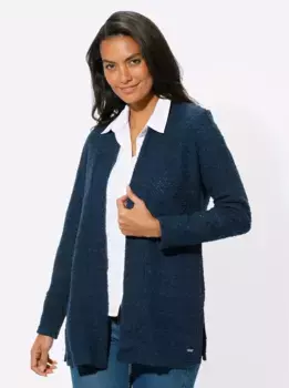 Кардиган в стиле casual Casual Looks, темно-синий