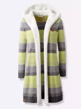Кардиган в стиле casual Casual Looks, зеленый