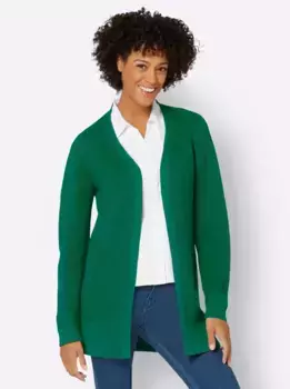 Кардиган в стиле casual Casual Looks, зеленый