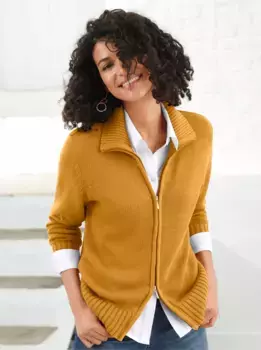 Кардиган в стиле casual Casual Looks, желтый