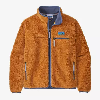 Кардиган в стиле ретро из натуральной смеси Patagonia, цвет Dried Mango