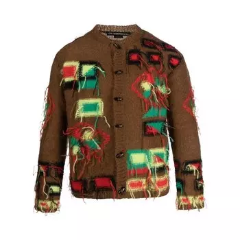 Кардиган в технике интарсия Andersson Bell Village, цвет Коричневый