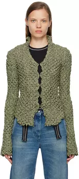 Кардиган в зеленую полоску MCQ