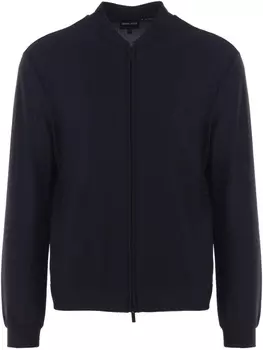 Кардиган вафельной вязки Giorgio Armani, синий