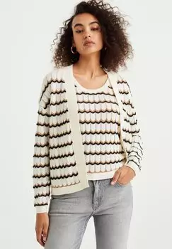 Кардиган WE Fashion, белый