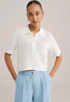 Кардиган WE Fashion, белый