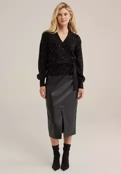 Кардиган WE Fashion, черный