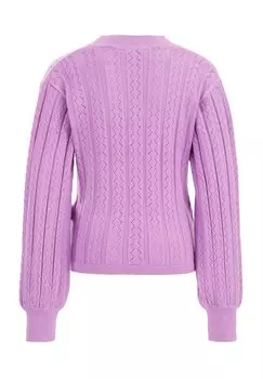 Кардиган WE Fashion, фиолетовый