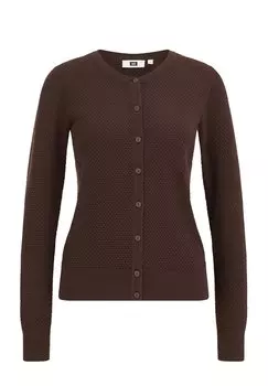 Кардиган WE Fashion, коричневый
