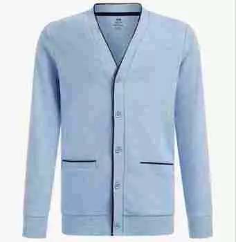 Кардиган WE Fashion Met Structuur, голубой