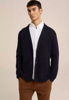 Кардиган WE Fashion, пестрый темно-синий