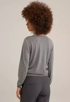 Кардиган WE Fashion, светло-серый