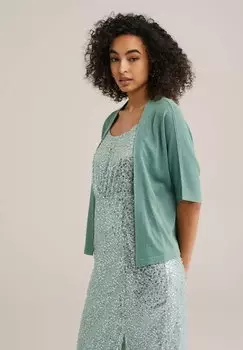 Кардиган WE Fashion, светло-зеленый