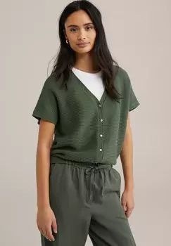 Кардиган WE Fashion, зеленый