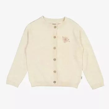 Кардиган Wheat Mit Handstickerei, светло-бежевый
