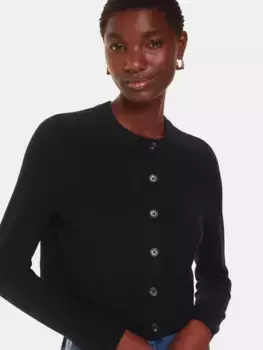 Кардиган Whistles Wool Cropped, черный