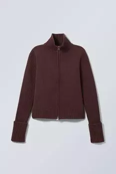 Кардиган winona на молнии Weekday, красный