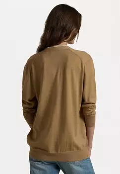 Кардиган WOOL LONG CARDIGAN Ralph Lauren, коричневый