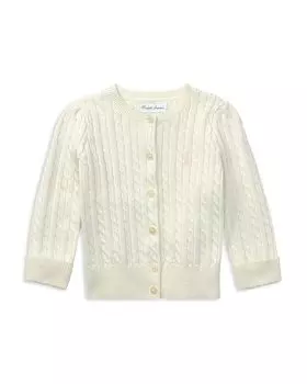 Кардиган вязания косами для девочек - для малышей Ralph Lauren