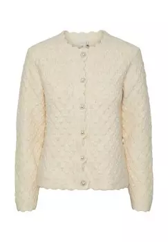 Кардиган YASBUBBLE CARDIGAN YAS, кремовый
